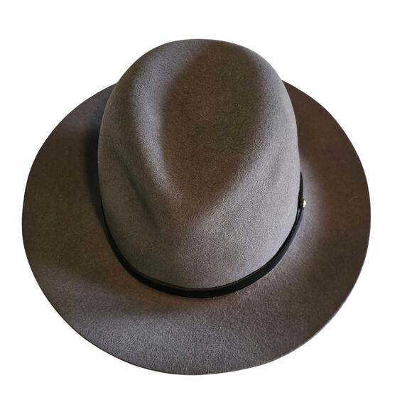 Rag & Bone Charcoal Gray Wool Fedora Hat Size Medium main image 8
